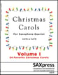 Christmas Carols for Saxophone Quartet, Volume 1 P.O.D. cover
